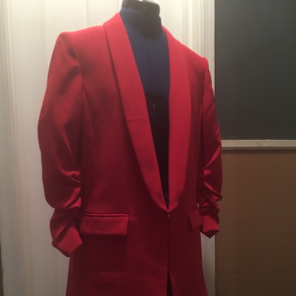 Tahari Red Blazer
